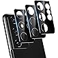 3 Pack Camera Lens Protector for Samsung Galaxy S21 Ultra 5G Tempered-Glass Camera Lens Cover, [Case Friendly] [Military…