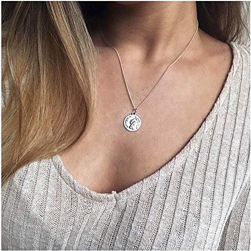 Dremcoue 12 Pcs Dainty Choker Necklace for Women Adjustable Handmade Dainty Sliver Choker Necklace Set Star Necklace