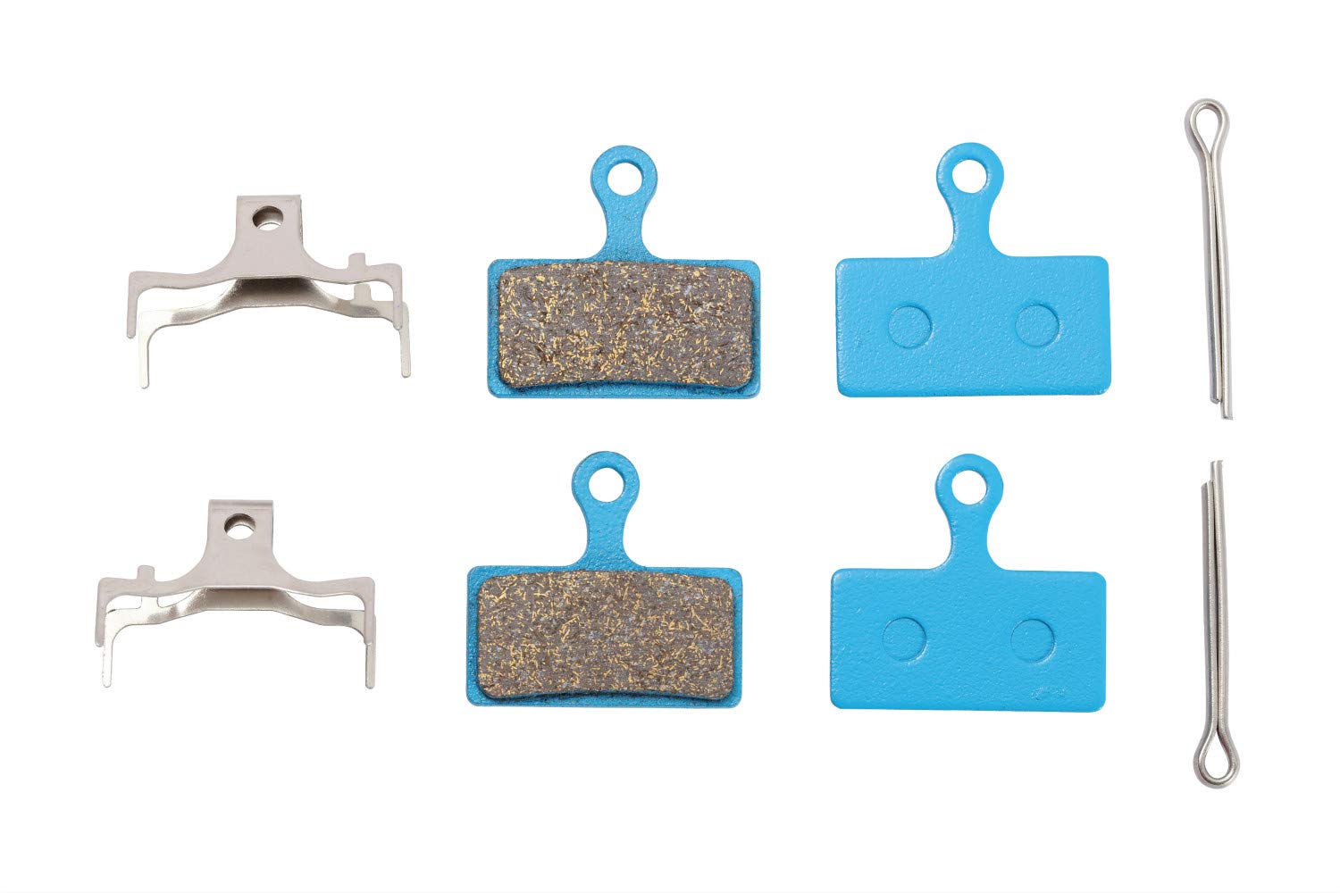 2 Pairs Bicycle Disc Brake Pads for Shimano Deore XT XTR SLX DBP-G02A.(Multi-Metallic,Resin,Semi-Metallic,Sintered Metal)