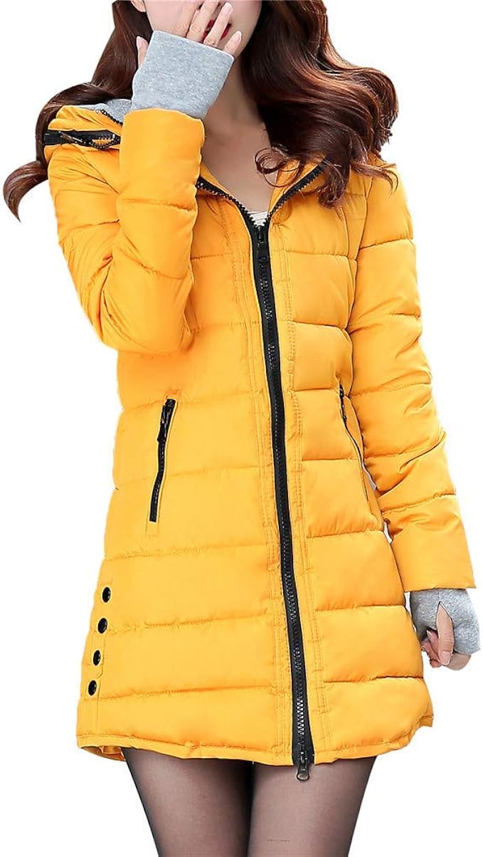 Lightweight Down Jacket Hooded Down Quilted Jacket Women Down Coat