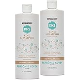 DHS Zinc Shampoo &ndash; 16 Oz Pack of 2, Clarifying Scalp Care | Panthenol Formula Adds Shine, Luster, and Body; Gentle Daily Care Makes Hair Easier to Comb While Supporting Manageability