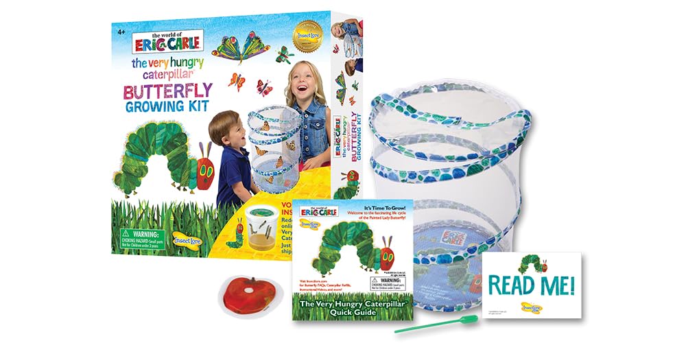 Insect Lore The Very Hungry Caterpillar Butterfly Growing Kit