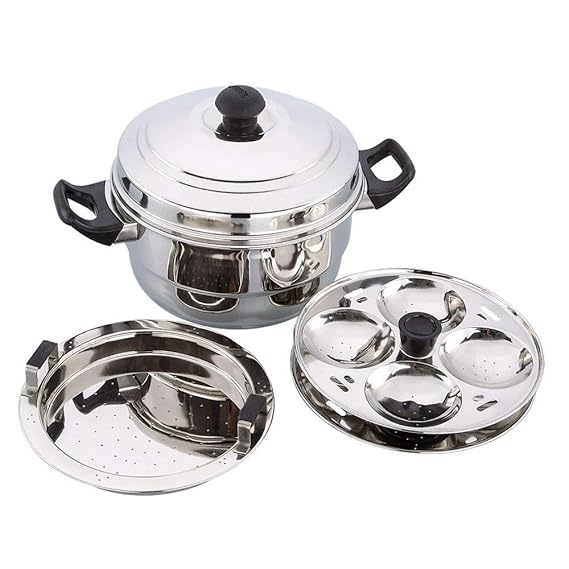 Buy Sivam IDLY Cooker (2 Plate) Stainless Steel Idly Cooker with 2 Idly