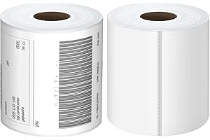 Muotich Thermal Labels 4x6 Roll - 500 Direct Thermal Perforated Postage Shipping Labels for Rollo, Zebra, MUNBYN and Polono Printers (NOT for DYMO)