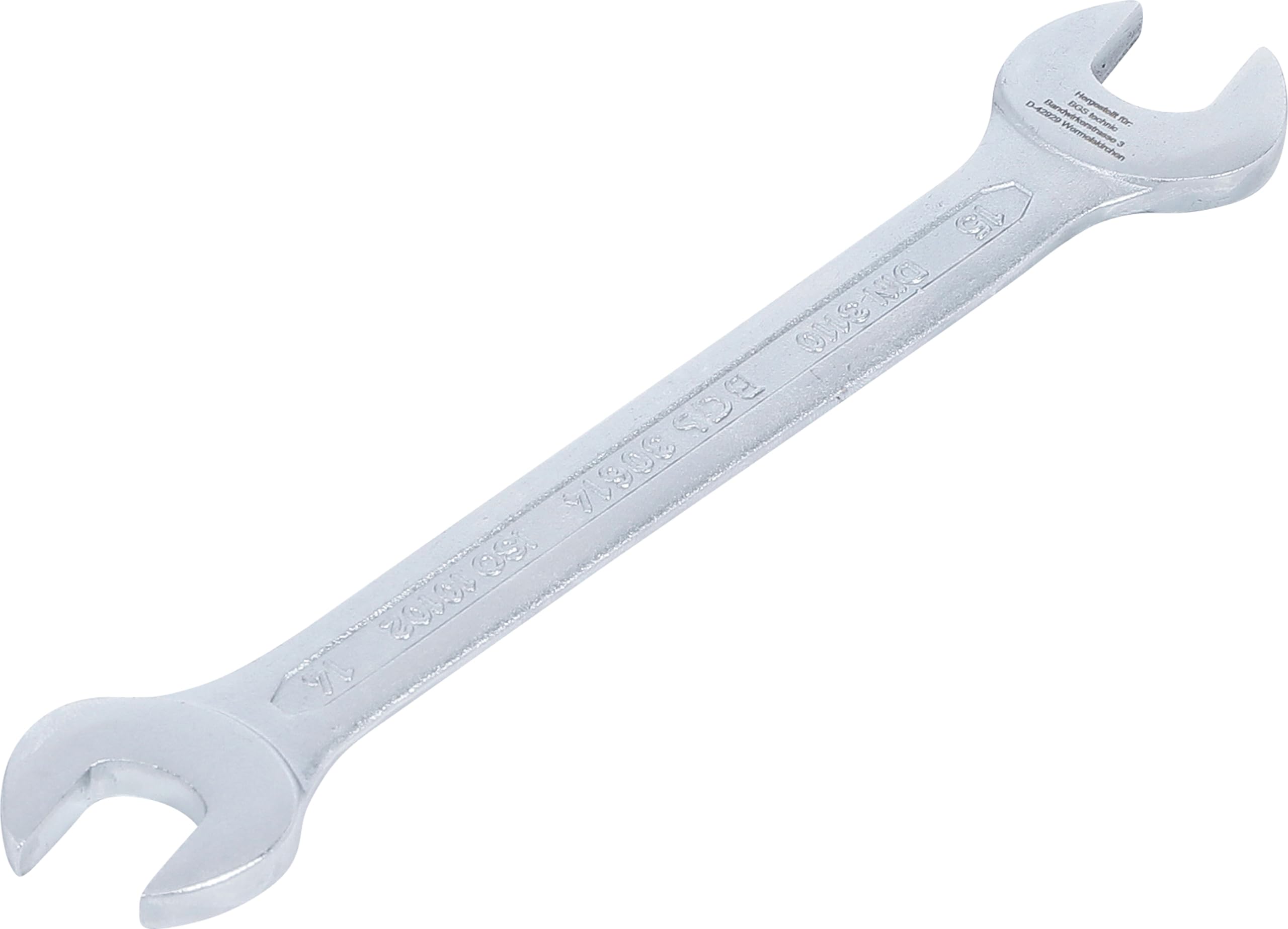 BGS 30614 | Double Open End Spanner | 14 x 15 mm