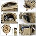 Drop Leg Bag Tactical - Thigh Pack Motorcycle Waist Leg Pouch - Military Hip Bum Bag for Men Women - Cycling Fanny Pack Waist Bag Travel Purse Pocket Sling Chest Shoulder Bag for Outdoor Hiking Racing
