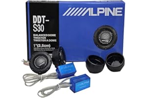 TOTMOX Car Stereo Speaker, ddt-s30 Tweeter, 320W Maximum Power Elite nd Aluminum Dome Tweeter