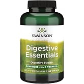 Swanson Condition Digestive Essentials Enzymes, 180 Tablets | Comprehensive Formula with Ginger Root, Papain and Digestive Enzymes plus Cayenne and Garlic to Support Healthy Digestion