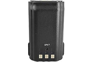 FASCINATACC BP-232 BP232H BP-232N Li-ion Battery 2600mAh Replacement for Portable Radio IC-A14 IC-F14 IC-F15 IC-F16 IC-F24 IC-F25 IC-F26 IC-F3011 IC-F4011 IC-F3021 IC-F4021 IC-F3161 IC-F4161 BP-232WP BP-231