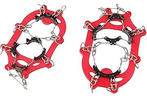Raeside Crampons Ice Cleats for Kids US Size 8-1，US Size 1-5