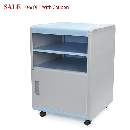 Fine Dragon 3 Drawer Under Desk Office Cabinet Storage Abs Plastic