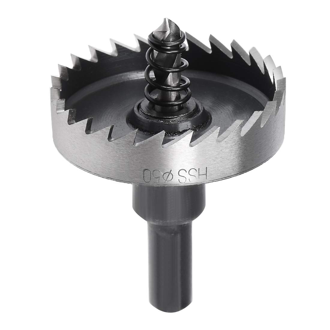 sourcingmap 50mm High Speed Steel HSS Drill Bit Hole Saw Cutter for Metal Alloy Wood