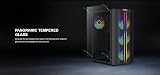 GAMDIAS AURA GC3 ELITE ATX Mid Tower Gaming PC Case Tempered Glass ARGB Mesh 4 view 3