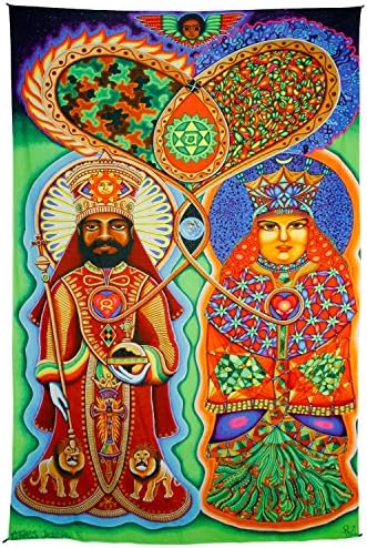 Zest For Life Royalty Digital Print Tapestry Tablecloth Beach Sheet Wall Art Huge 53X88 Inches