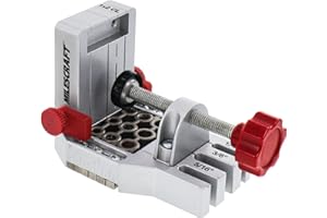 Milescraft 1334 Joint Master – Self-Clamping Aluminum Doweling Jig. Creates Edge, Corner, and Surface Joints. Includes Centering Spacers. For 1/4in, 5/16in, and 3/8in Dowel Pins