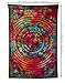 RAJRANG Tie Dye Hippie Mandala Tapestry Wall Hanging - Bohemian Elephant Tapestries Indian Psychedelic Dorm Boho Decor Ethnic Decoration Wall Art - Multicolor - Twin 84 X 54 Inches