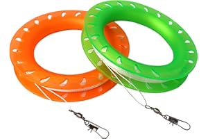 Kaiciuss Hoop Kite Set for Kids - Spool, Handle & 300 Feet Line for Each Kite Reel Winder