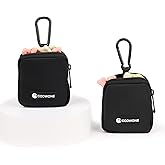 Dog Treat Pouch 2 PCS, Waterproof Small Dog Treat Bag for Leash, Hands Free Dog Walking Bag with Carabiner, Dog Poop Bag Holder for Pet Puppy Travel or Outdoor Use, Zipper Closure to Avoid Spilling