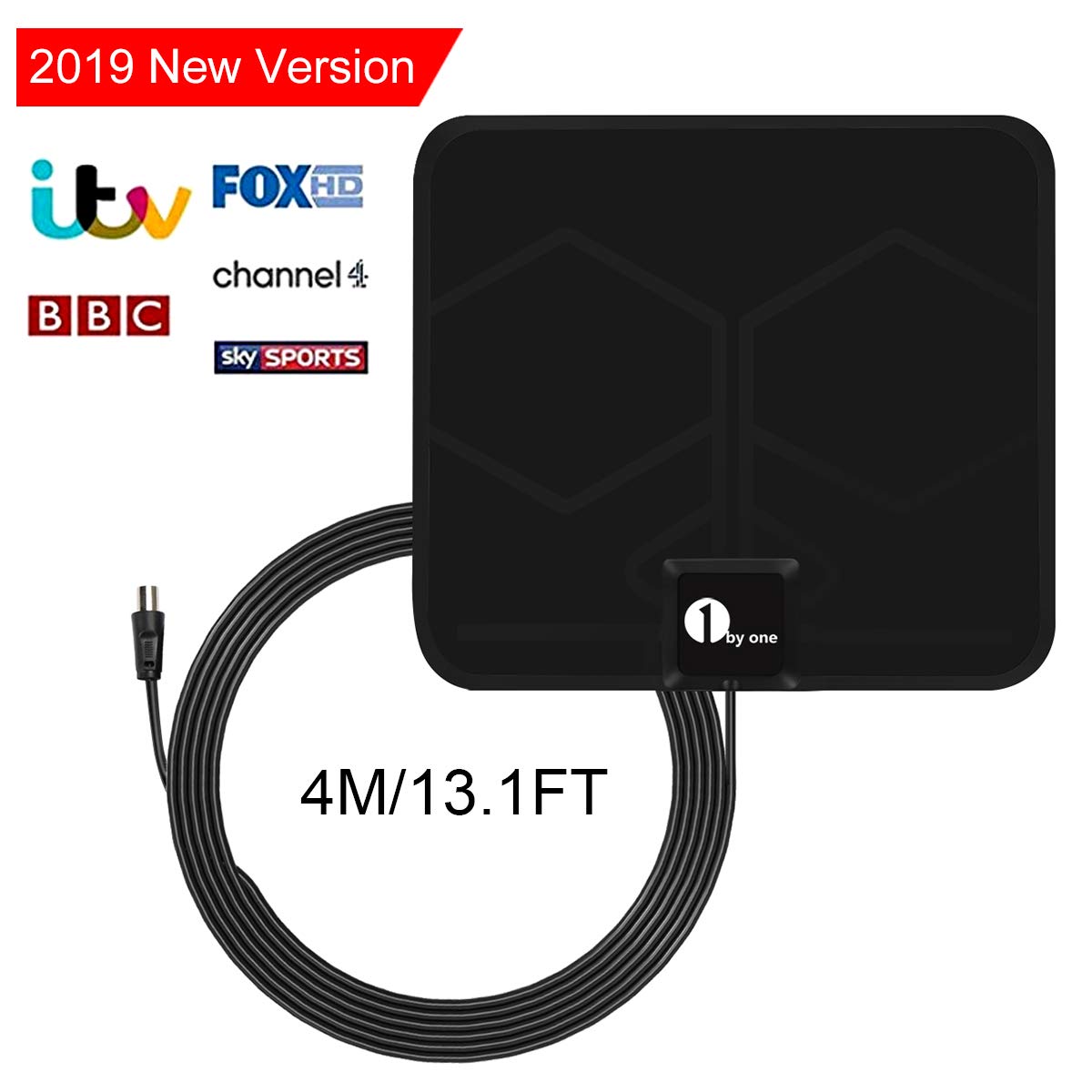 1byone indoor freeview Portable TV AerialSupport 4K Amazon.co.uk