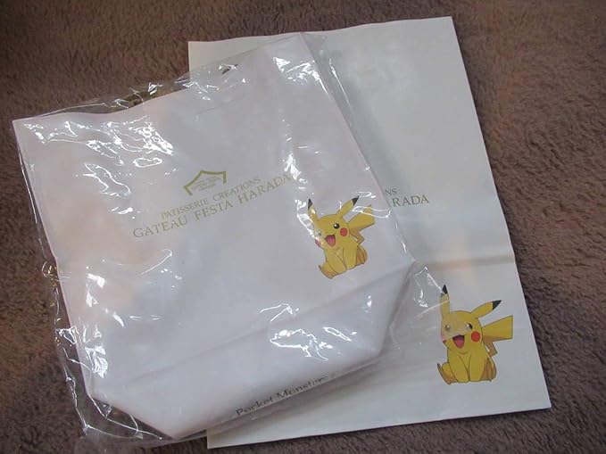 Amazon 限定 ガトーフェスタハラダ ポケモン ショッピングバッグ デザイントート ピカチュウ イーブイ 紙袋付 アニメ 萌えグッズ 通販