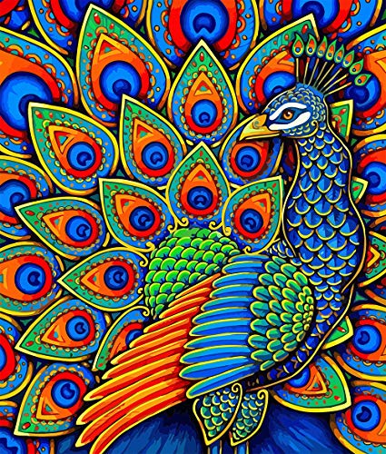 DIY 5D Diamond Painting Kit - Full Drill Peacock Diamond Dotz Kits for Adults - Great Bedroom, Living Room or Home Wall Decor DIY 5D Diamond Painting Kit - Full Drill Peacock Diamond Dotz Kits for Adults - Great Bedroom, Living Room or Home Wall Decor
