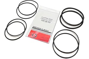 Captain O-Ring - Replacement OK25 O-Rings Compatible with OmniFilter OB1, OB6, WH5, U25 Water Filter Housings (2 Sets, 8 O-Rings)