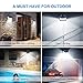 GELOO Solar Lights Outdoor, Wireless 42 LED Motion Sensor Solar Lights with Wide Lighting Area, Waterproof Wall Light Security Night Light for Front Door, Back Yard, Driveway, Garage