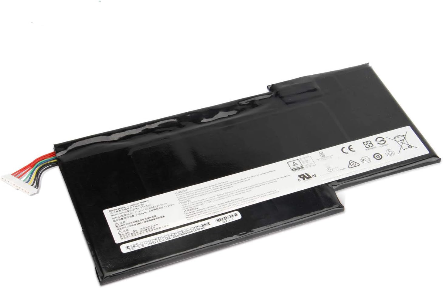BTY-M6J BTY-U6J Laptop Battery Replacement for MSI GS63 GS63VR GS73 GS73VR 6RF-001US BP-16K1-31 6RF-013CN 7RG-035CN 7RF-284CN Series(11.4V 64.98Wh 5700mAh) - Image 3