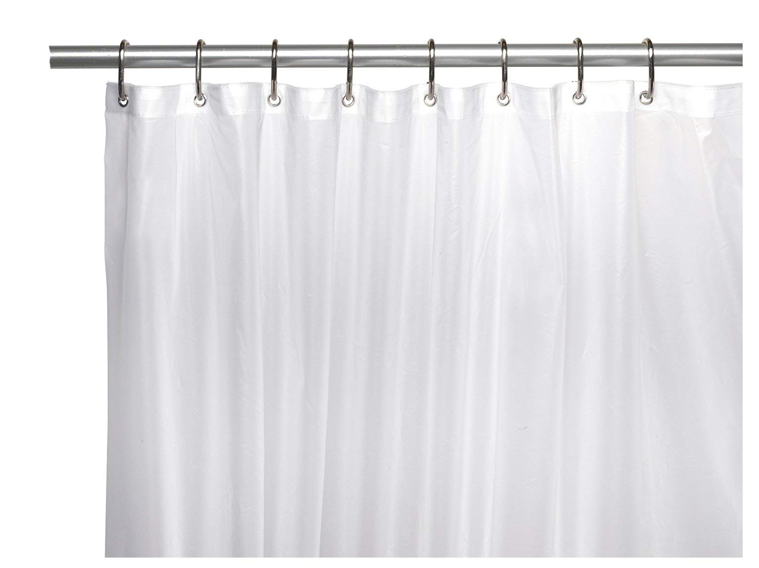 Venice Elegant Home® Heavy Duty Vinyl Shower Curtain Liner with 12 Metal Grommets