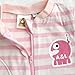 Baby Girls' Footed Pajama - Zip Front 100% Cotton Stripe Sleeper 12M Sleep and Play