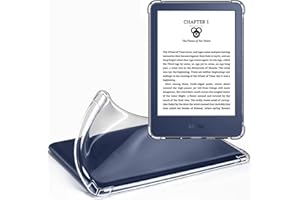 KEEXYICC Case for 6" All New Kindle 11th Generation 2022 Release Clear (NOT FIT Kindle Paperwhite) Transparent Back Shell, Shockproof Slim Lightweight Soft TPU Protective Cover