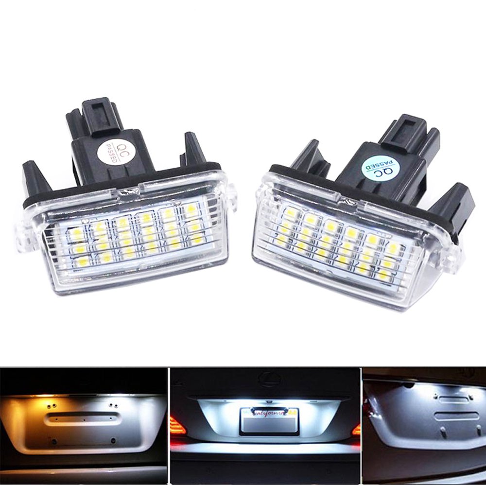 toyota corolla number plate lights