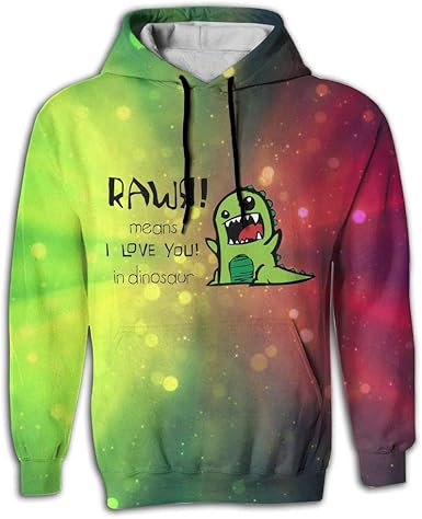 dinosaur hoodie mens