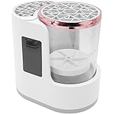 Electric Makeup Brush Cleaner Machine, Portable Automatic 2H 5H Drying Timer USB Cosmetic Brushes Cleaner Tool for All Size Beauty Makeup Brush Set, Contour, Eyeshadow