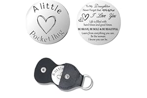 Pocket Hug Token for Men Women Him Birthday Inspirational Gifts for Friend Daughter Long Distance Gifts for Wife Mom Grandson