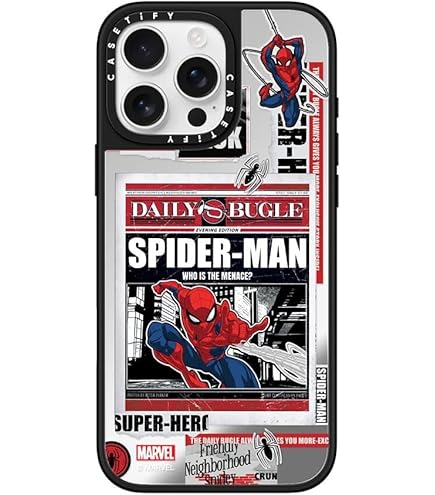 iPhone - 新品未使用 casetify スパイダーマン コラボ　iphone 15 pro Amazon.com: CASETiFY Impact iPhone 15 Pro Case [Spider-Man