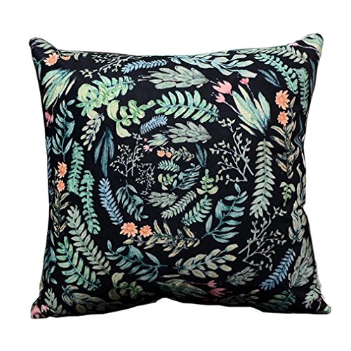 image for Woaills Ultra-Velvet Square 18 X 18 Inches Pillow Case, Removable Wash
