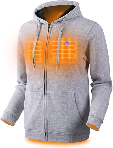heated sweatshirt womens