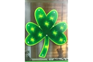 IMPACT INNOVATIONS Lighted Shamrock St. Patricks Day Decoration