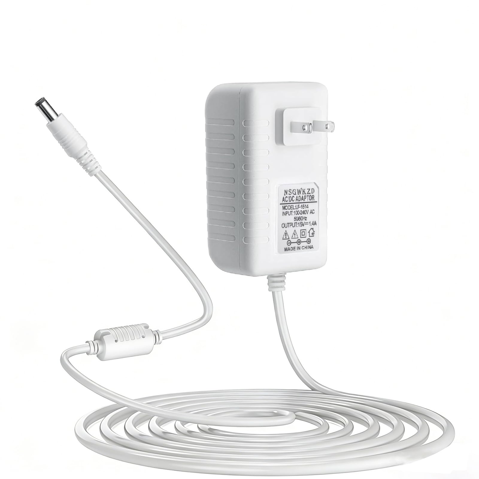 Photo 1 of White 21W Power Cord for Echo Show 5 3rd Generation 2023 Release, Echo Show 1st Gen, Echo 1st/2nd Gen, Power Adapter Charger