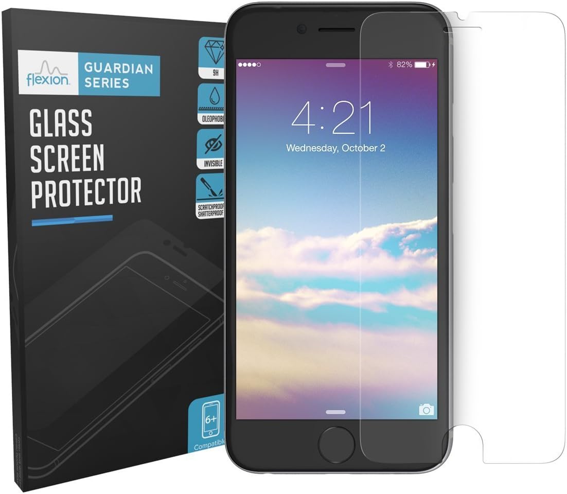 Flexion HD Clear Ballistic Glass Screen Protector for iPhone 6 & 6S