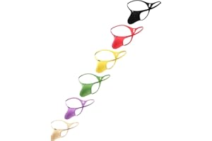 iKingsky Men's Sexy Pouch G-string Underwear Sexy Low Rise Bulge Thong Underwear