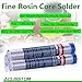 Acusstom Lead Solder Wire 63-37 with Rosin Core Solder for Electrical Soldering and DIY 1.0 mm