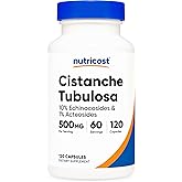 Nutricost Cistanche Tubulosa 500mg Per Serving, 120 Capsules - Vegan, GMO-Free, 60 Servings