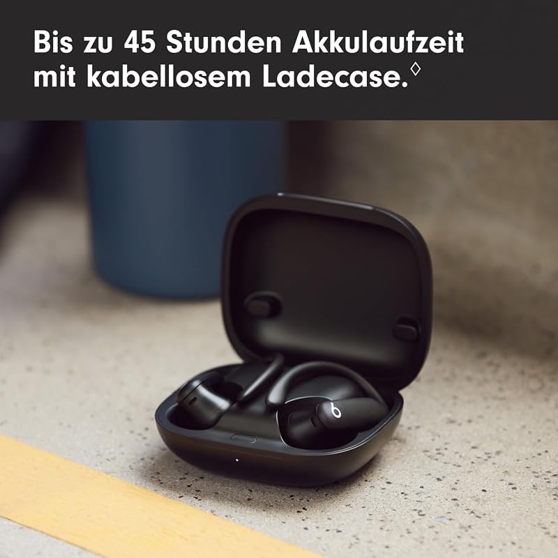 Powerbeats Pro 2 Kabellose In-Ear Kopfhörer mit Bluetooth– aktive Geräuschunterdrückung, Herzfrequenzmessung, IPX4, bis zu 45H mit Ladecase, kompatibel mit Apple & Android - Diamantschwarz