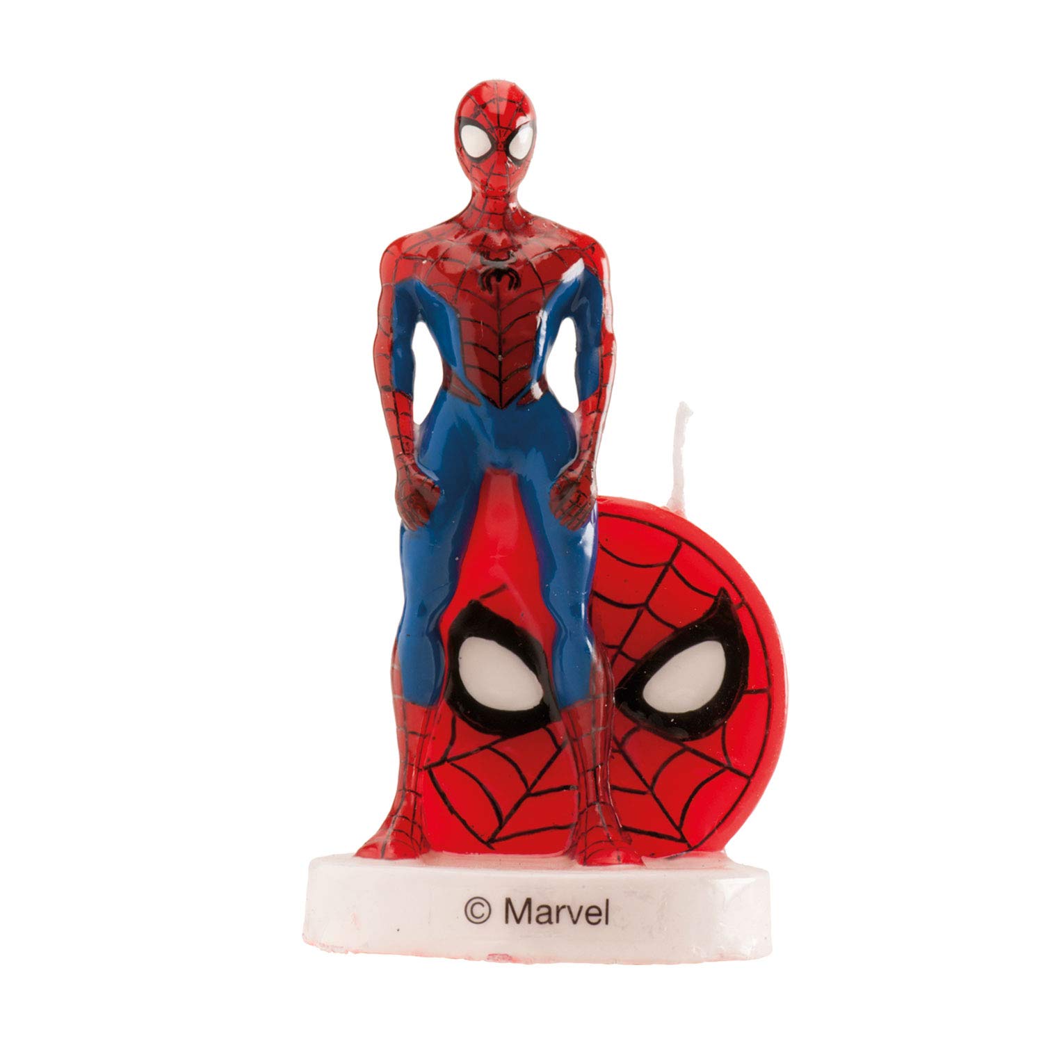 Spiderman 346205 Candle, 3D, Wax, Multi-Colour, 5 x 2 x 8 cm