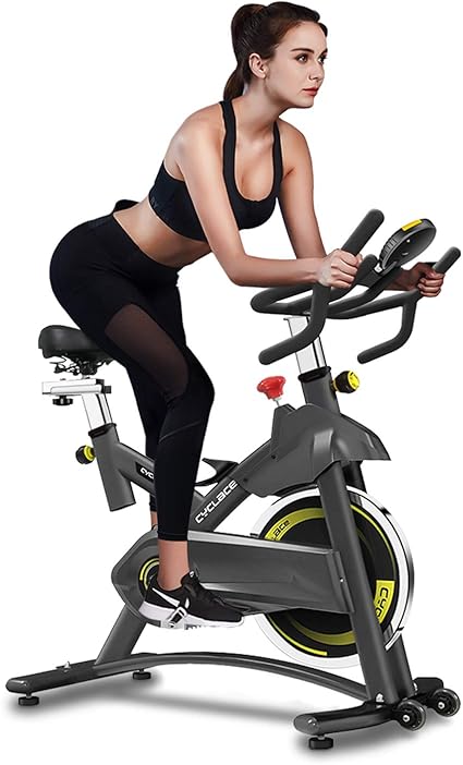 indoor fitness bike with tablet mount