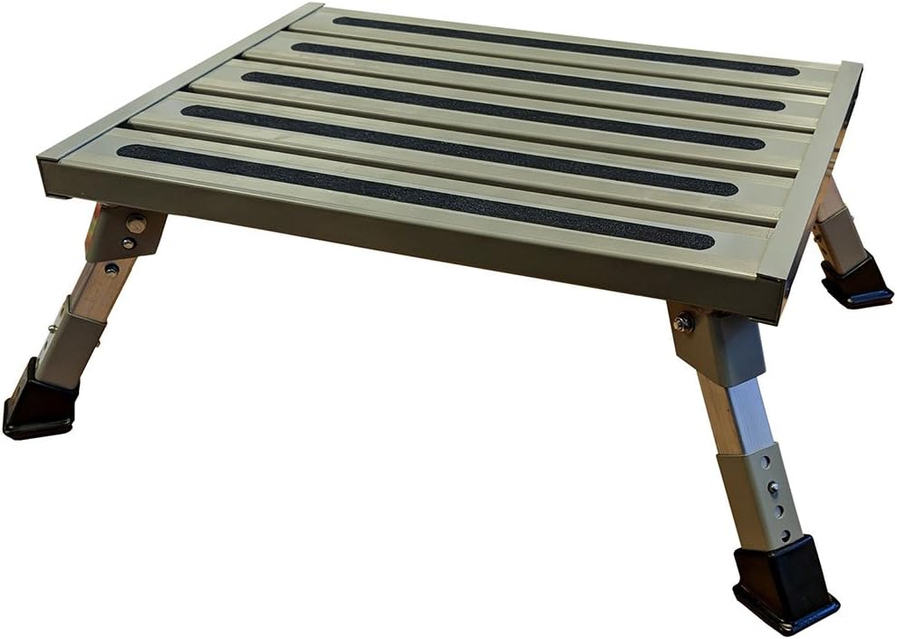 Folding Step Stool Anti Slip Light Weight Strong Home Kitchen Out Door