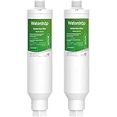 Waterdrop Garden Hose Water Filter, Reduces Chlorine, Odor, Improve Plants Health. Ideal for Gardening, Farming and Pets, Pack of 2.