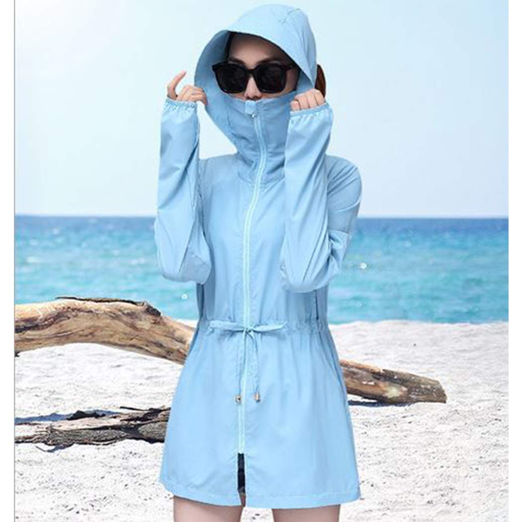 Raylans Womens Sun Protection Jacket Urltra Lightweight Outdoor UV